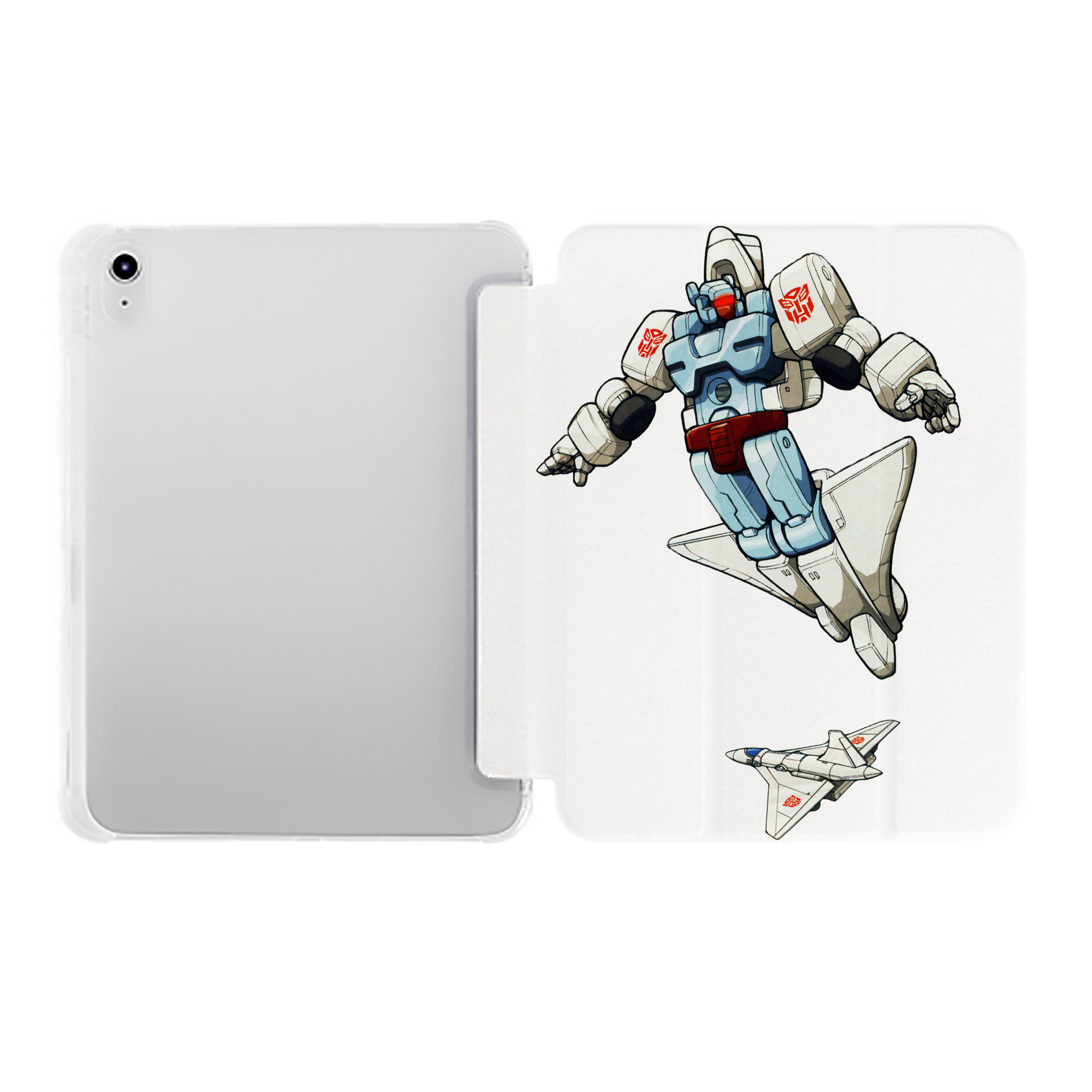 （画像用）  IPad ケース ペン収納付き 三つ折りスタンド PUレザー×シリコン 対応機種9.5/10.5/10.9インチ